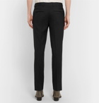 Saint Laurent - Slim-Fit Virgin Wool-Gabardine Trousers - Men - Black