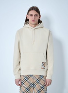 Burberry Logo Patch Hooded Sweatshirt