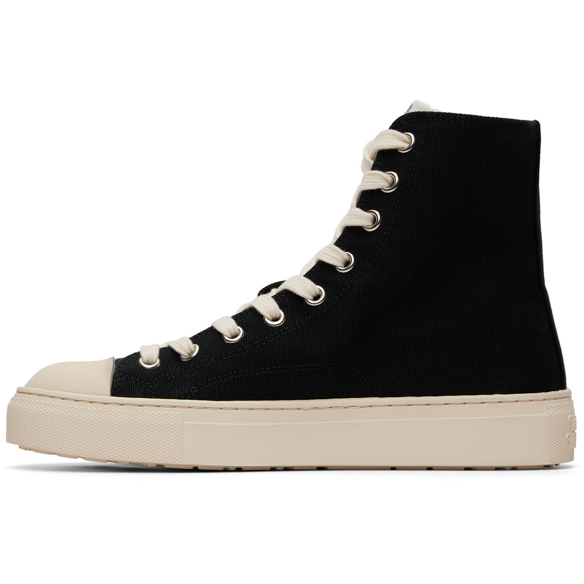 Vivienne Westwood Black High Top Plimsoll Sneakers