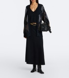 Lisa Yang Torie cashmere midi skirt