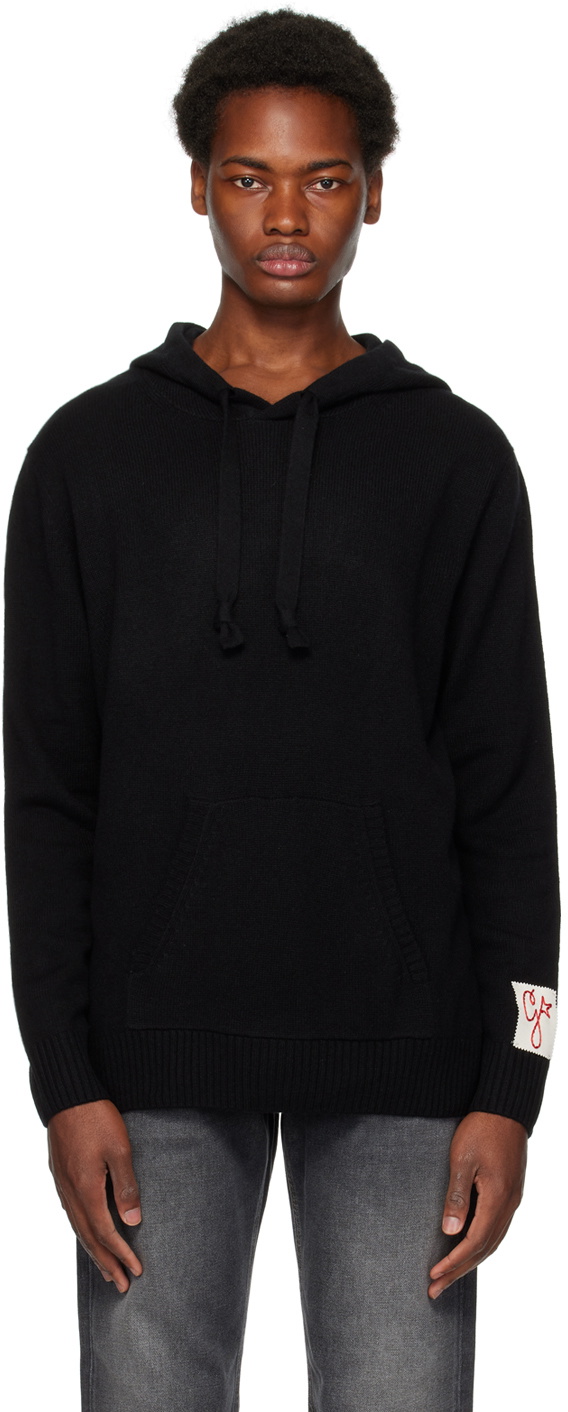 Golden Goose Black Alighiero Hoodie Golden Goose Deluxe Brand