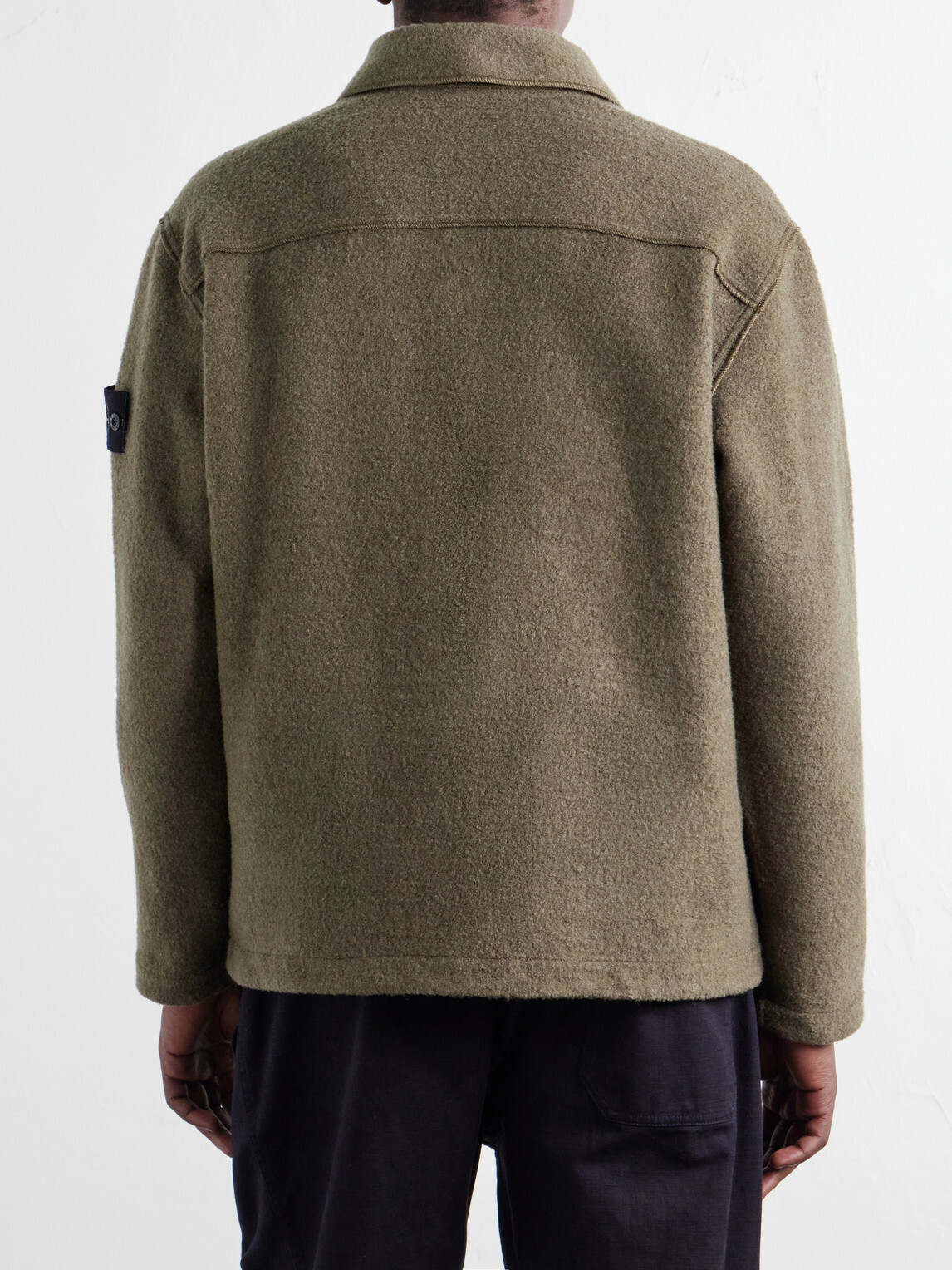 Stone Island - Micro Bouclé Overshirt - Green