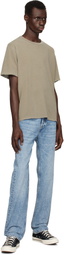 John Elliott Khaki Folsom Cropped T-shirt