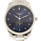 Longines Master Collection Automatic Moon Phase Diamond Unisex Watch L2.919.4.97.6