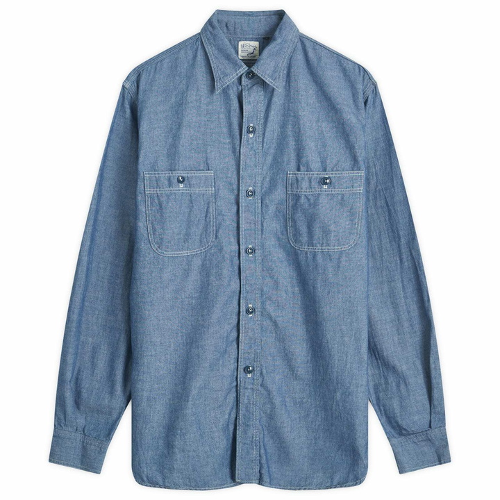 Photo: orSlow Men's Work Shirt in Chambray