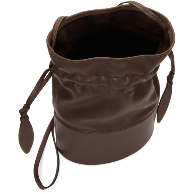 HUNTING SEASON Lola two-tone satin bucket bag