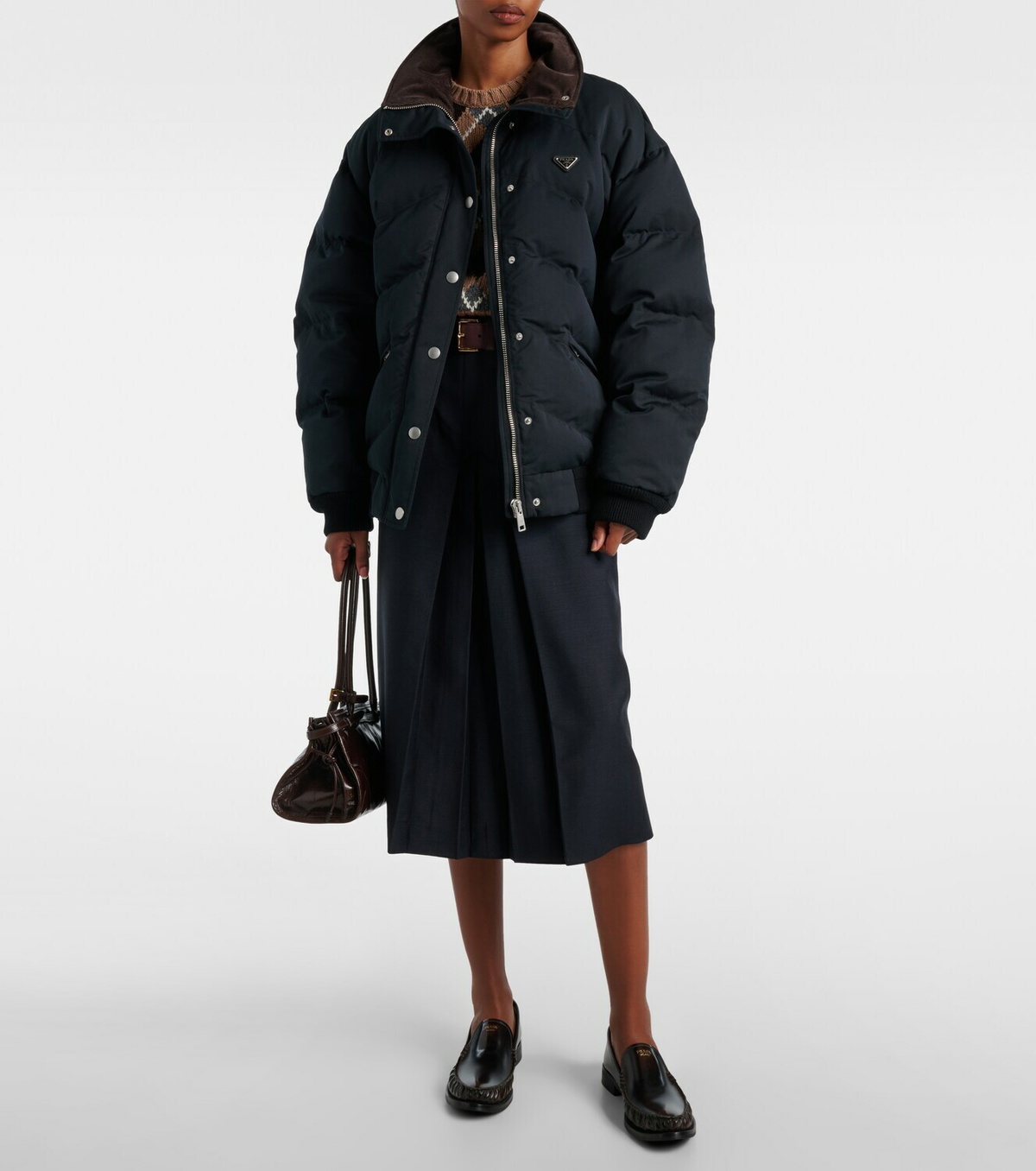 Prada Logo down jacket