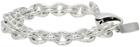 RÄTHEL & WOLF SSENSE Exclusive Silver Lace Agate Alice Bracelet