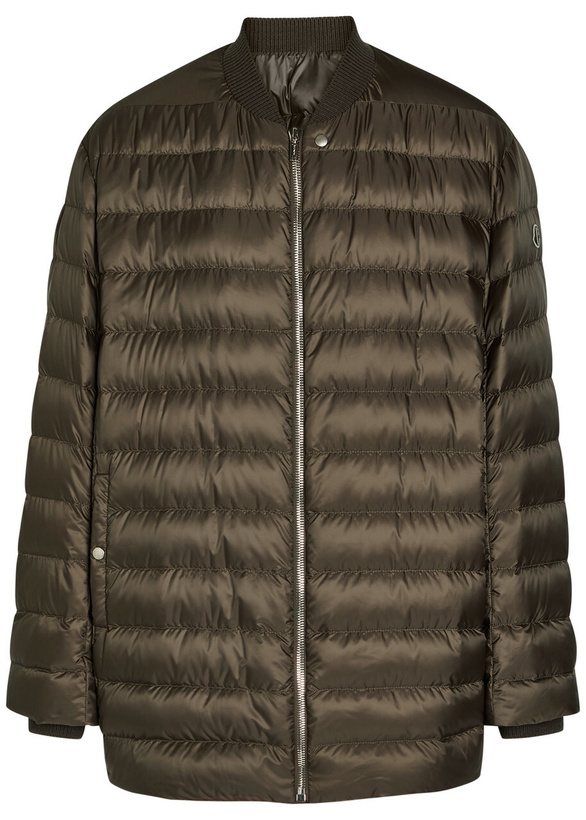 Photo: Rick Owens X Moncler Flight Padded Shell Parka Brown