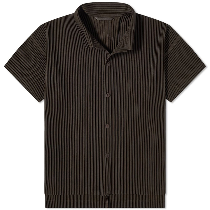 Photo: Homme Plissé Issey Miyake Men's Pleated Vacation Shirt in RmbrndtBrw