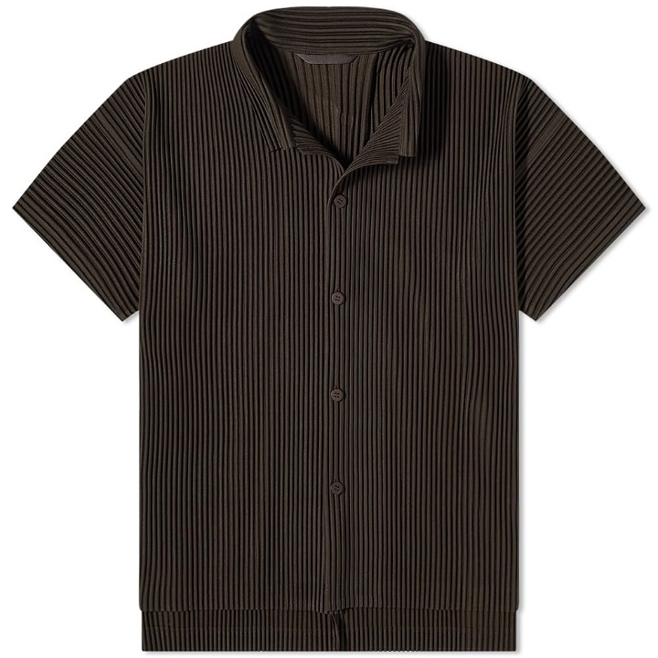 Photo: Homme Plissé Issey Miyake Men's Pleated Vacation Shirt in RmbrndtBrw
