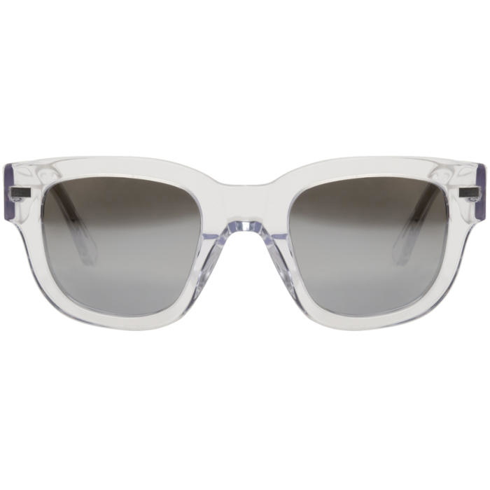 Photo: Acne Studios Transparent Frame Metal Sunglasses