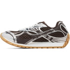 Bottega Veneta Brown & Silver Orbit Sneakers