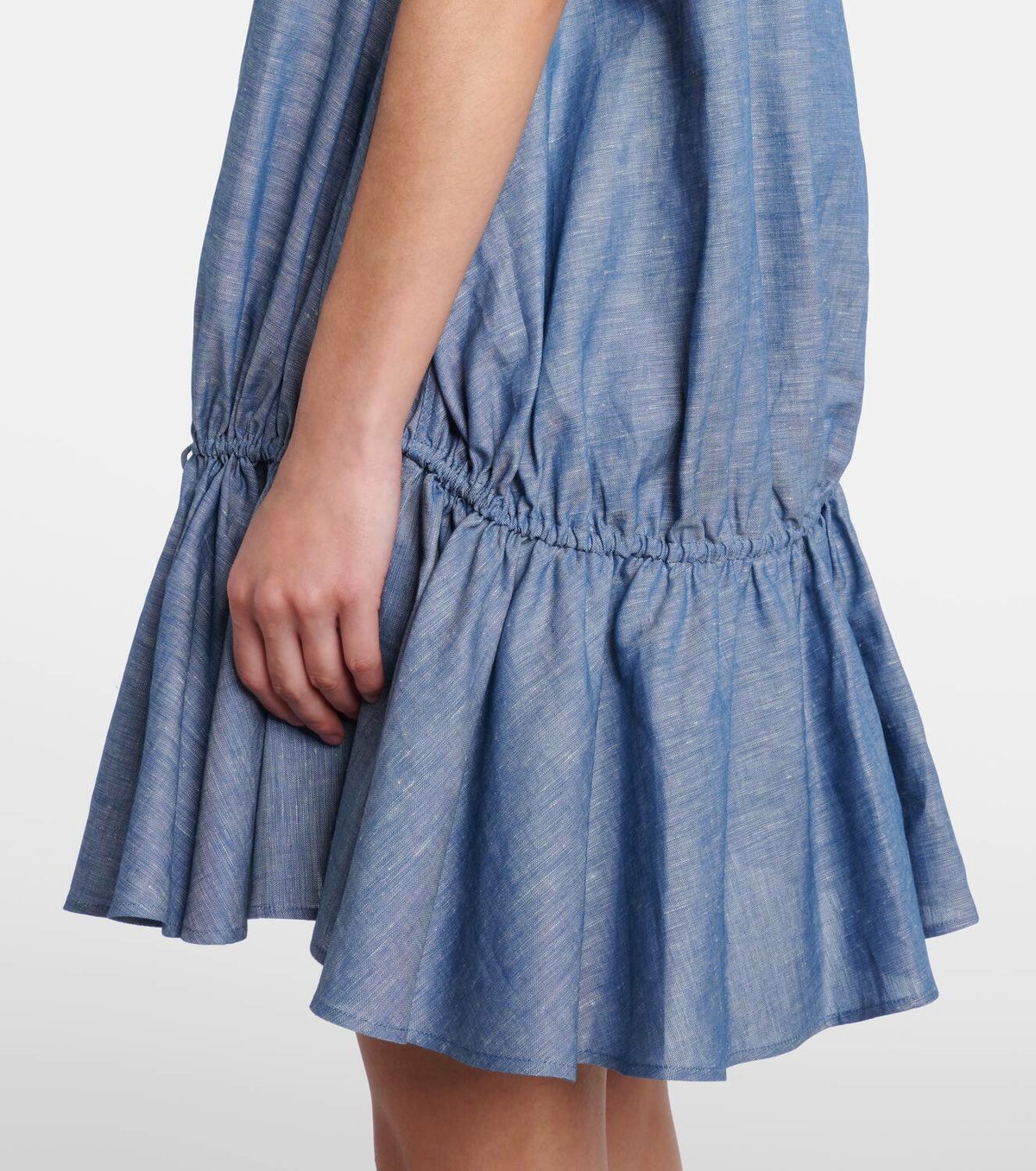 Alaïa Cotton and linen minidress
