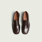 Acne Studios Men's Bassel Le Loafers in Dark Brown