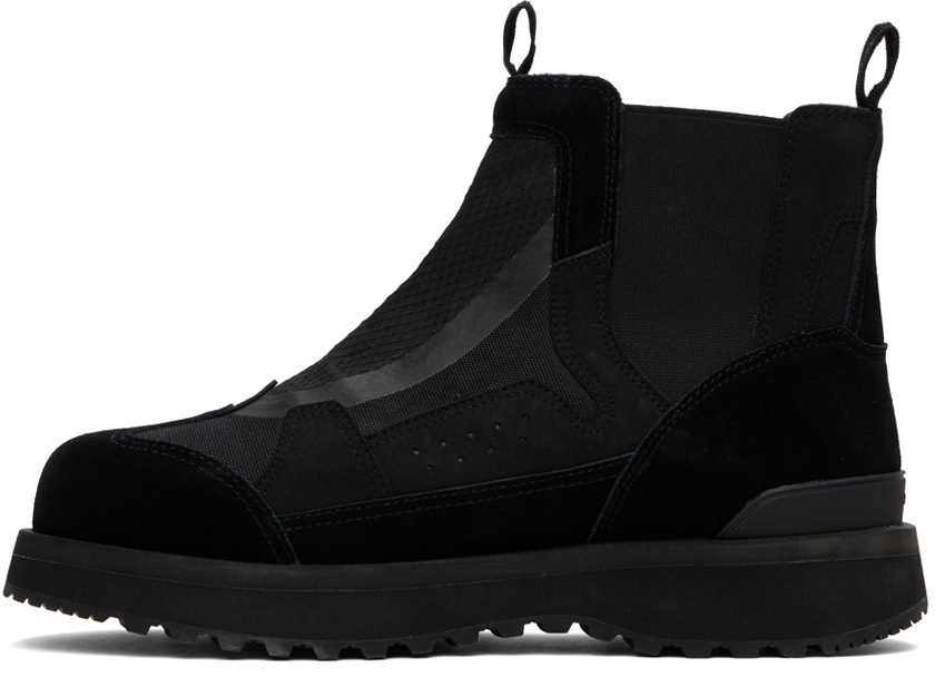 SUICOKE Black BOMA-Hi-Revab Boots