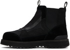 SUICOKE Black BOMA-Hi-Revab Boots