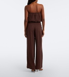Melissa Odabash Naomie strapless cotton jumpsuit