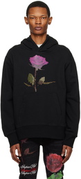 Ksubi Black Pixel Flower Kash Hoodie