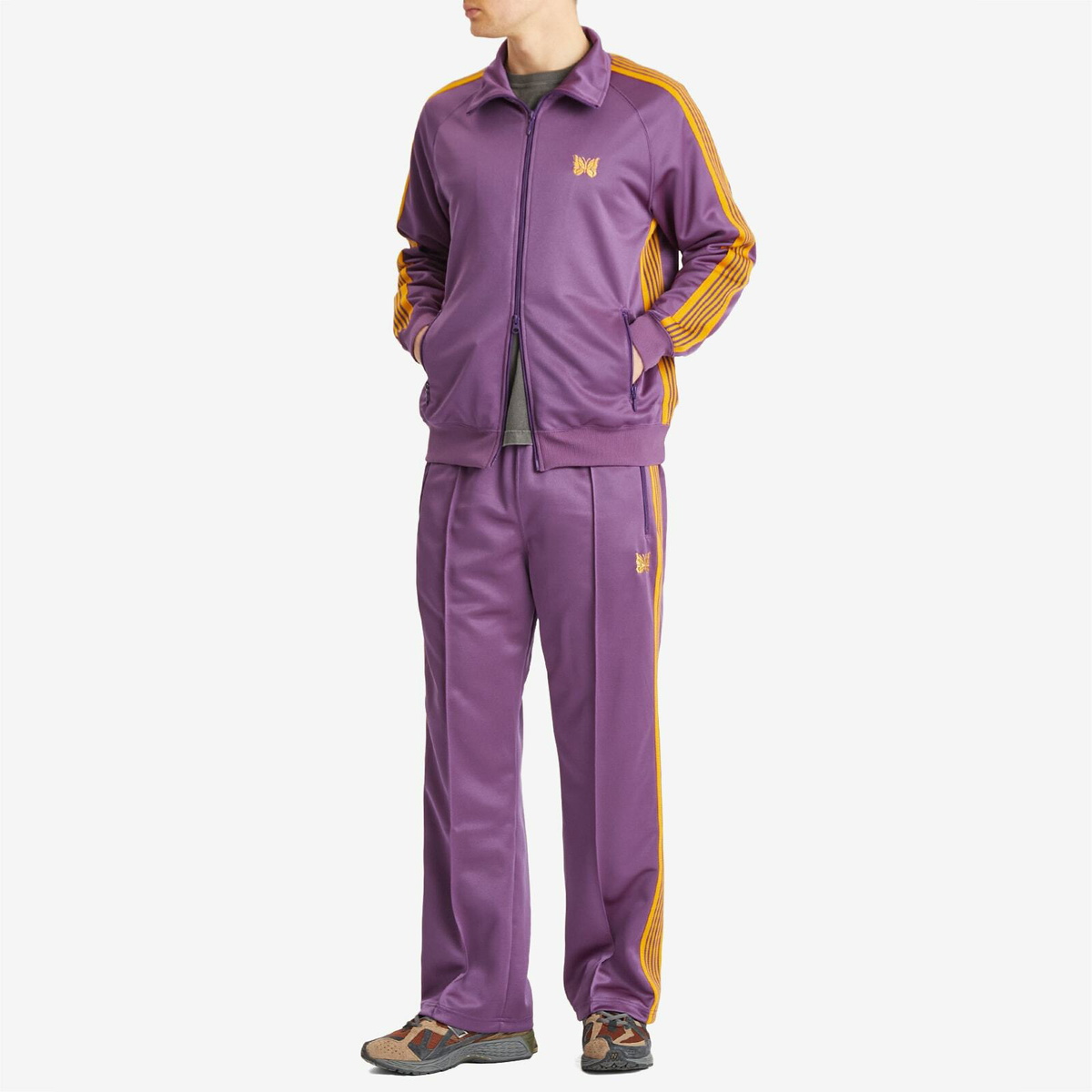 パンツ needles ZIPPED SWEAT PANT PURPLE Needles TRAINING Zipped Sweat Pants purple L Used | eBay