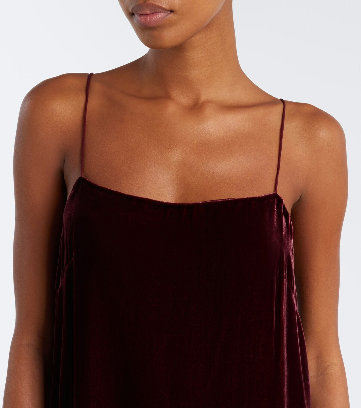 Asceno Forio velvet minidress