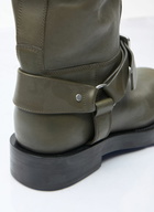 Burberry Leather Saddle High Boots
