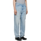 MM6 Maison Margiela Blue Distressed Jeans
