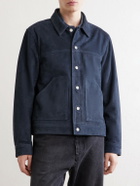 Officine Générale - Loki Suede Jacket - Blue
