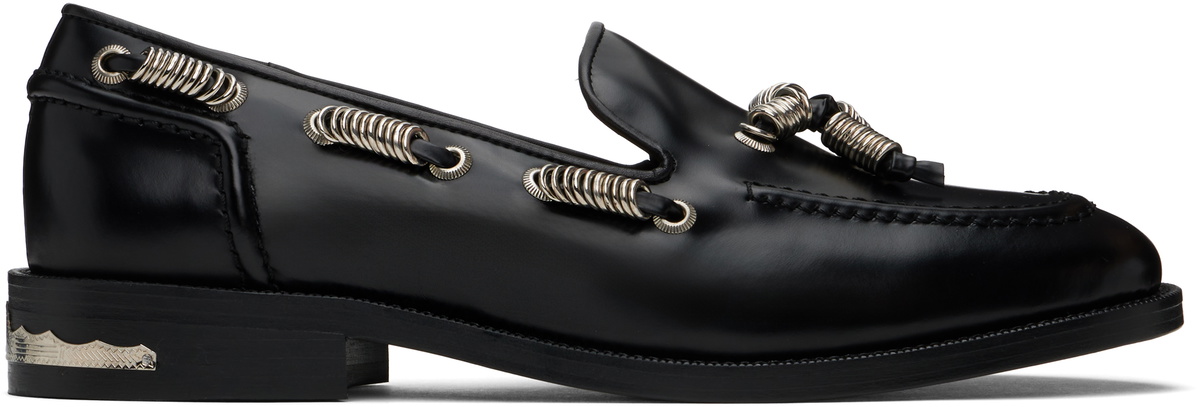 TOGA VIRILIS Logo-plaque Leather Loafers $680 TOGA VIRILIS