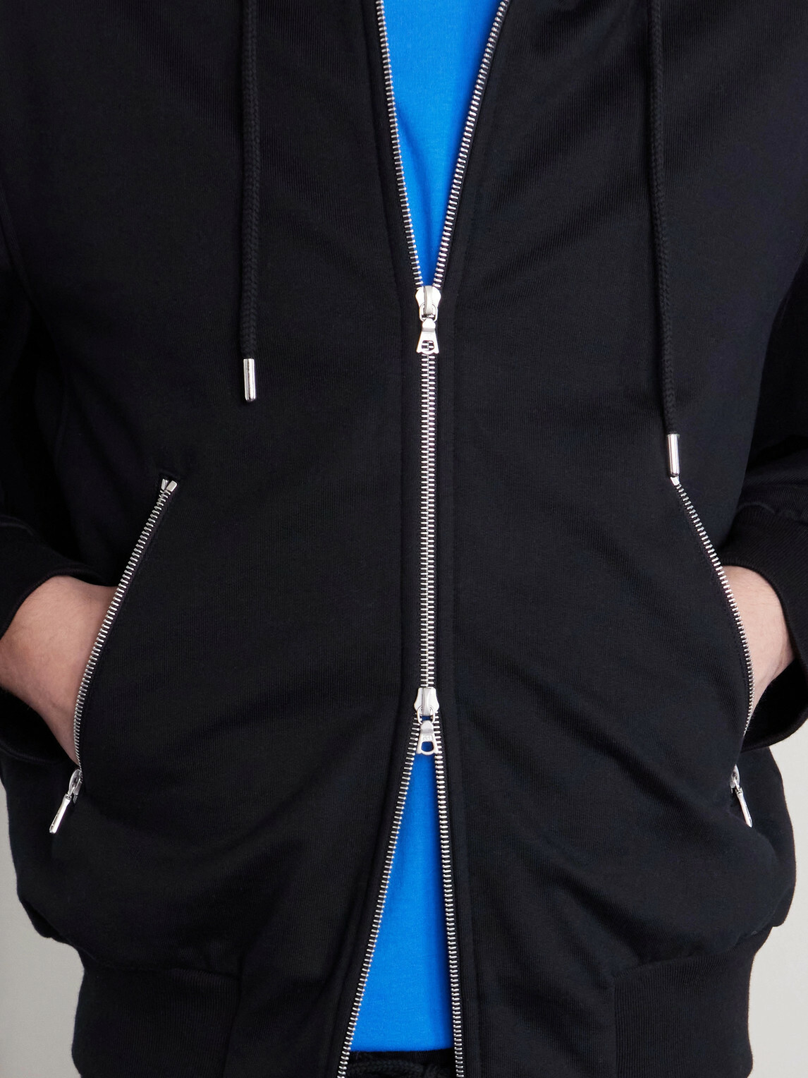 Dries Van Noten - Cotton-Jersey Zip-Up Hoodie - Black