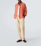 Fedeli Linen straight pants