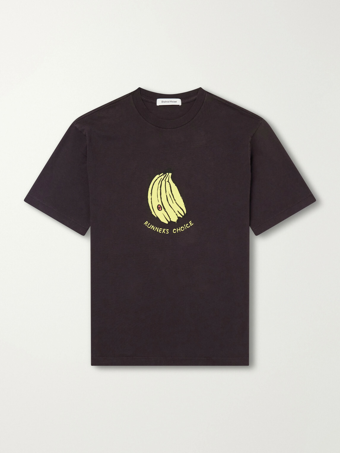 DISTRICT VISION - California Printed Cotton-Jersey T-Shirt - Black
