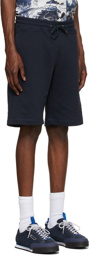 PS by Paul Smith Navy Organic Cotton Zebra Logo Shorts