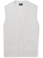 WILLIAM LOCKIE - Oxton Cashmere Sweater Vest - Gray