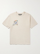 Reese Cooper® - Printed Organic Cotton-Jersey T-Shirt - White