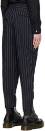 Comme des Garçons Homme Deux Black Striped Trousers