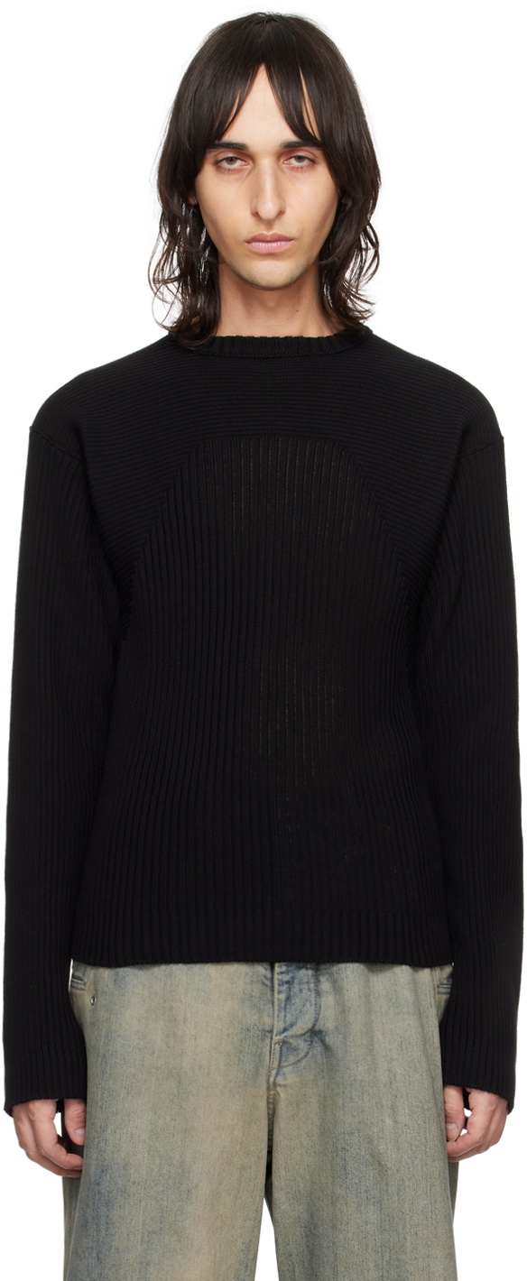 Rick Owens Black Biker Sweater Rick Owens