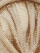 Rabanne Gold-Tone Mesh Evening Clutch Bag