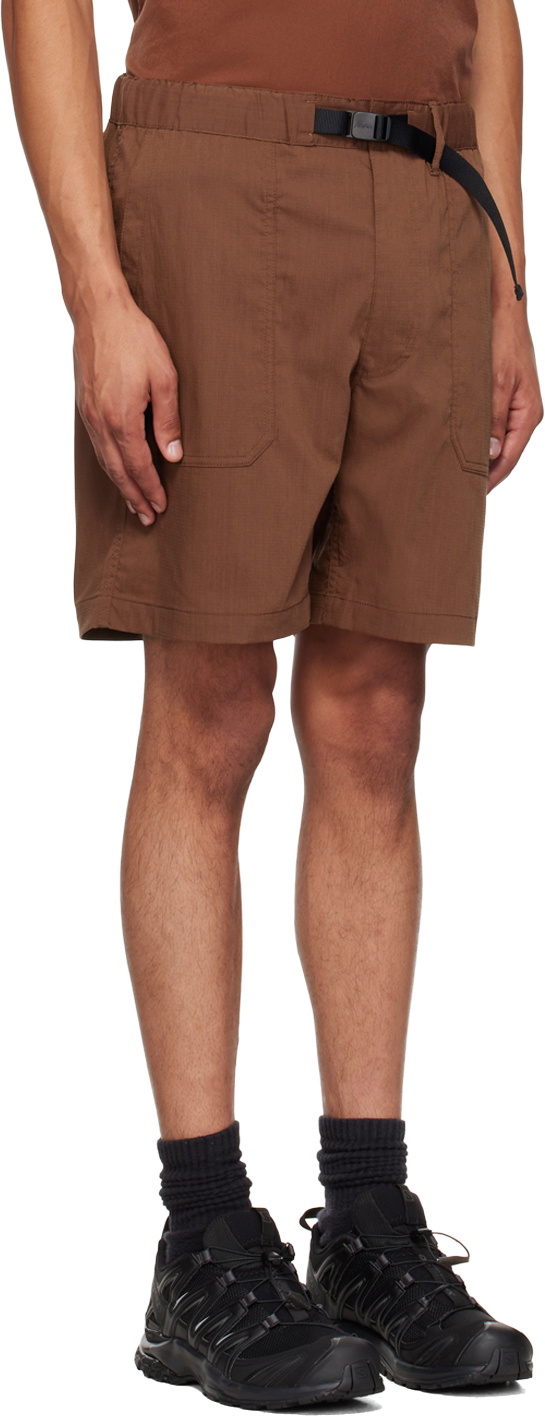 NANGA Brown Field Shorts