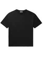 NINETY PERCENT - Boxy Organic Cotton-Jersey T-Shirt - Black