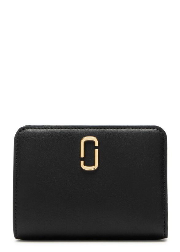 Photo: Marc Jacobs Designer Plaque Leather Wallet - Black - One Size