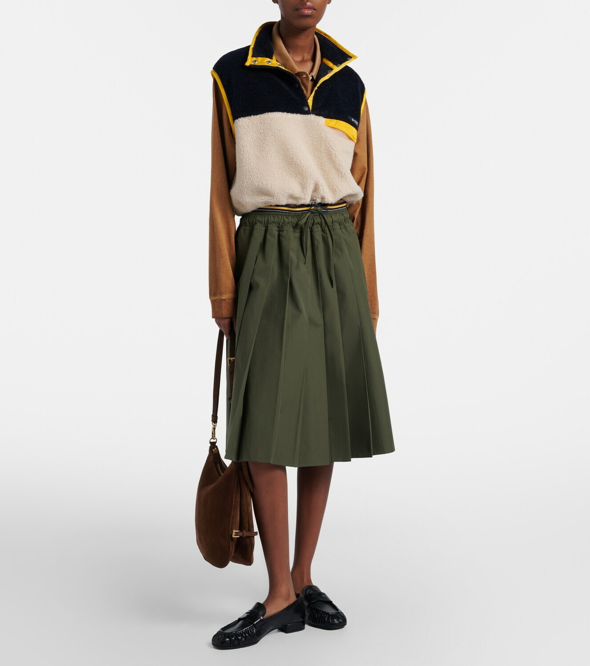 Prada Cropped teddy vest