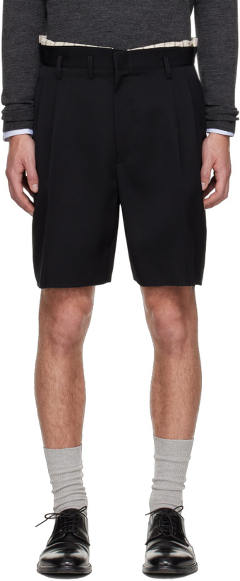 Photo: Maison Margiela Black Tailored Shorts