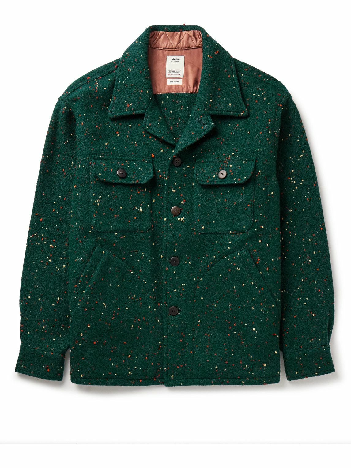 Visvim Benny O.V.N.D. Herringbone Jacket Green Visvim