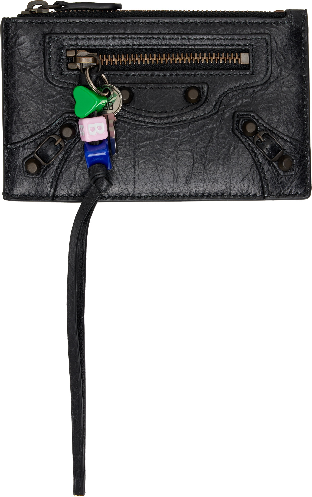 ■BALENCIAGA■ Crush Long Coin Card Holder Black 7664652AA65 Women's Crush Long Coin And Card Holder Quilted in Black