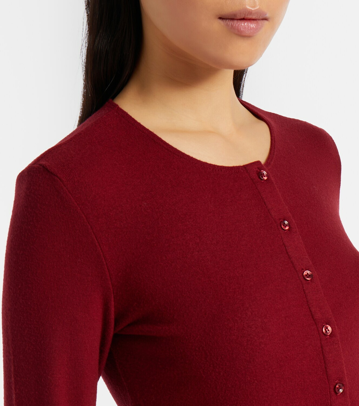 Leset Lauren cropped jersey cardigan