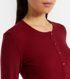 Leset Lauren cropped jersey cardigan