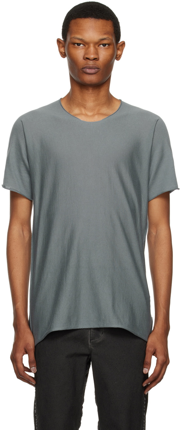 Label Under Construction Blue Arched T-Shirt