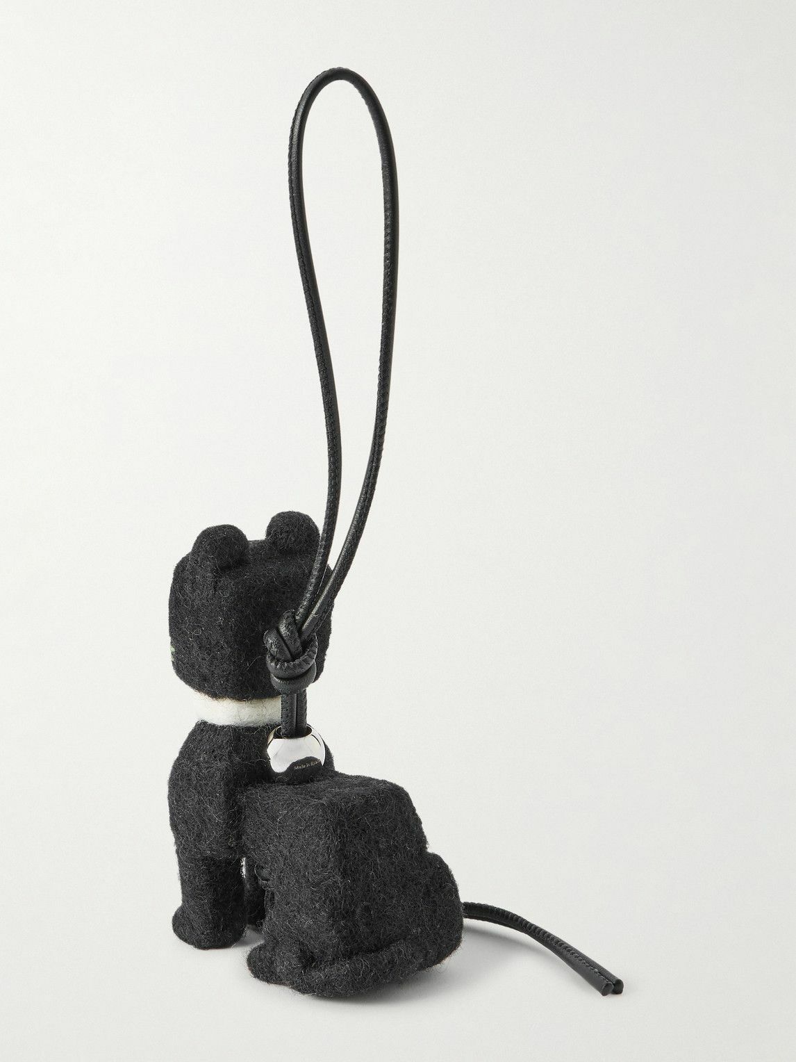 LOEWE - Louis Wain Cat Leather-Trimmed Felt Bag Charm