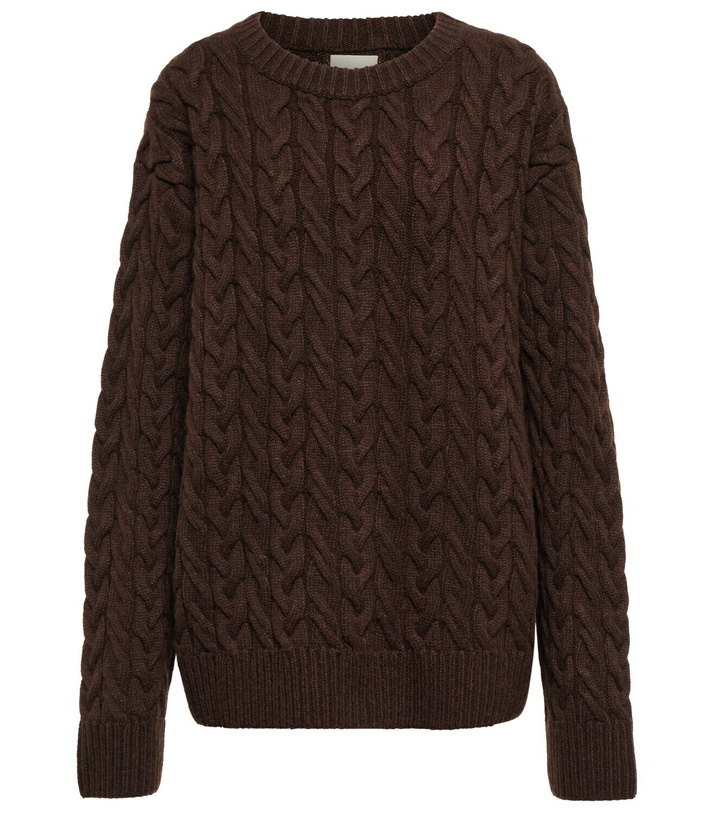 Photo: Khaite Maryse cable-knit cashmere sweater